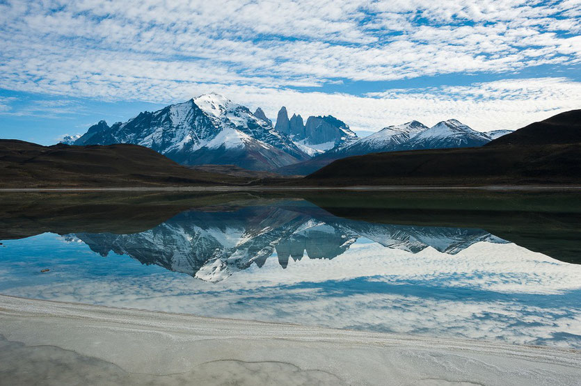 Laguna Amarga Las Torres Blick Torres de Paine