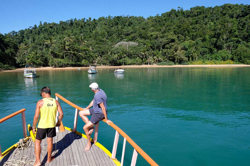 Praia de Jurumirim Paraty Strand Bootsausflug