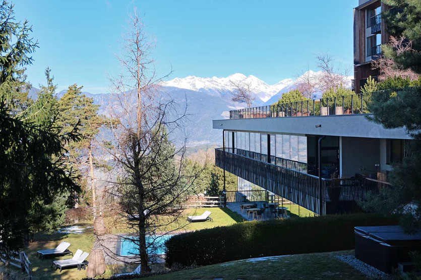 Außenpool My Arbor Hotel Brixen 