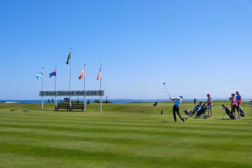 Royal Dornoch Golf Club 1. Tee