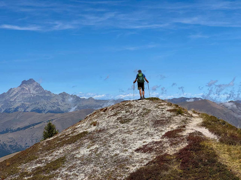 Marmora Höhenweg mit Blick auf Monviso – Valle Maira – Piemont