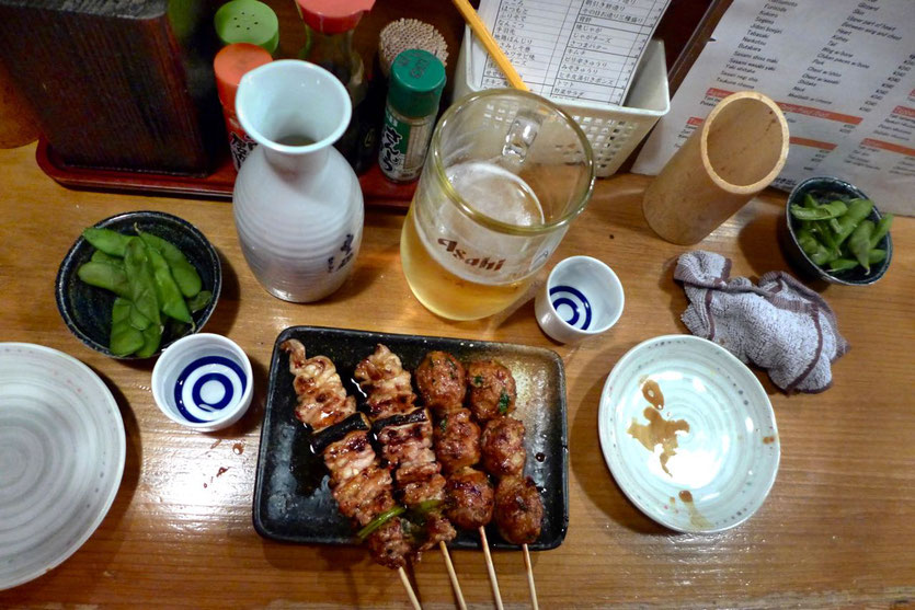 Osaka Izakaya sake bar Gappo near Dotonbori