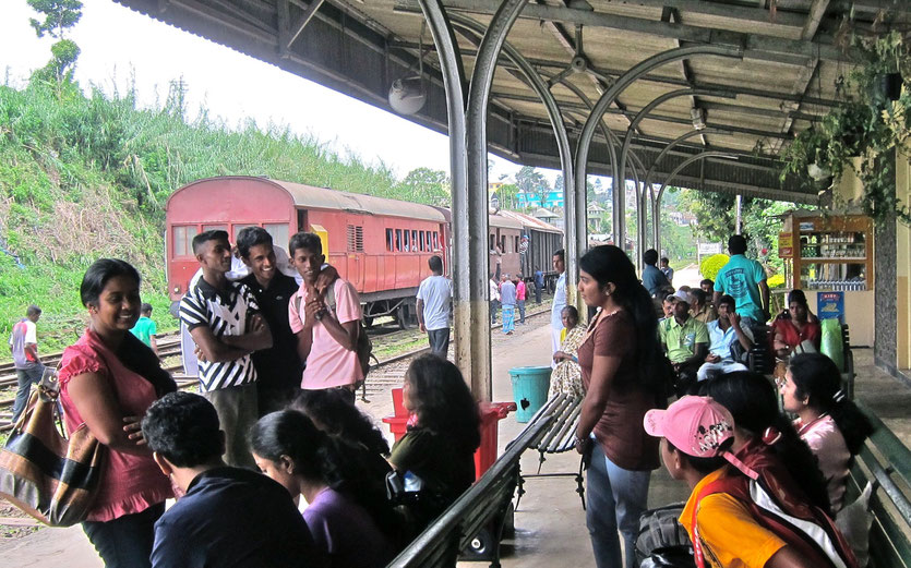 train station Haputale Sri Lanka