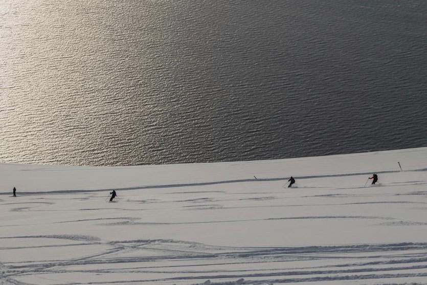 Lyngen Alpen Norwegen Insel Arnoya