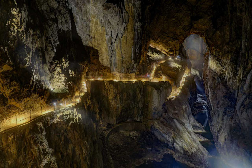 Canyon Škocjan Höhlen Slowenien