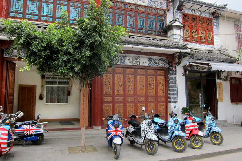 Motorroller ein Big Business in Dali China