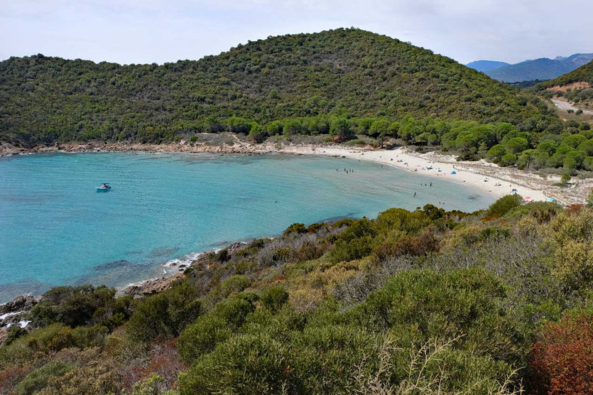 Bucht von Fautea Strand Korsika