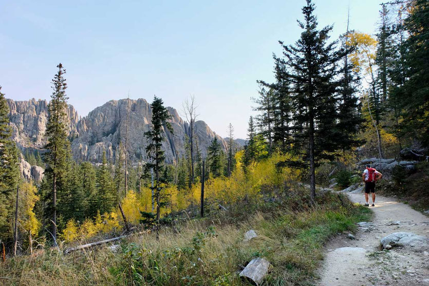 Wanderung zum Black Elk Peak Black Hills South Dakota