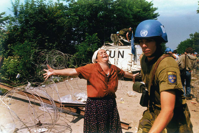 Srebrenica-Ausstellung Galerija 11/07/95 Sarajevo