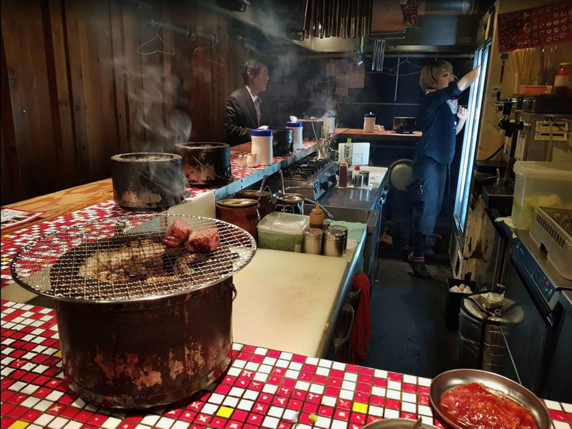 Yakiniku Japanisches BBQ grill restaurant Osaka