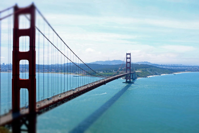 Golden Gate Bridge San Francisco von Battery Spencer