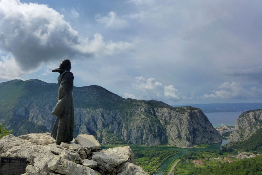 Omis Küste Kroatien