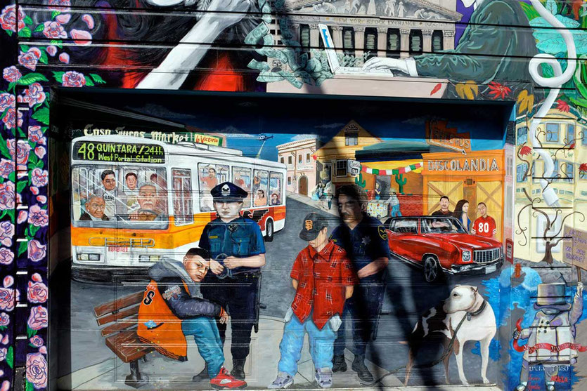 San Francisco Mission Mural Arts, Balmy Street Mural