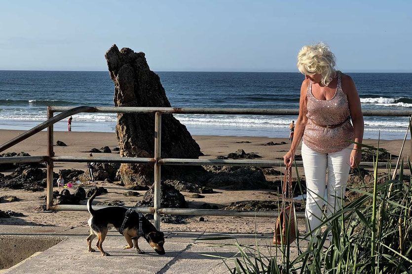 Strandbesucher am Cullen Beach