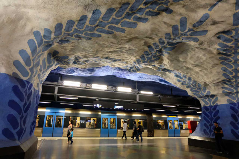 Stockholm Kunst Metro Station T-Centralen