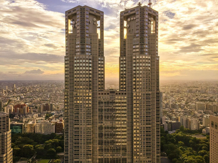 Tokyo Metropolitan Government Building in Shinjuku – Tokios Stadtverwaltung