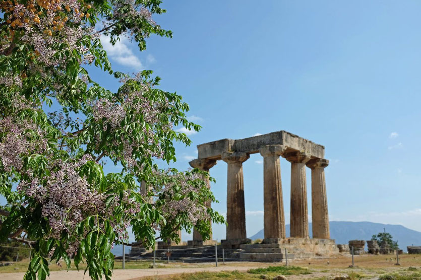 Apollon-Tempel, Antikes Korinth Peloponnes