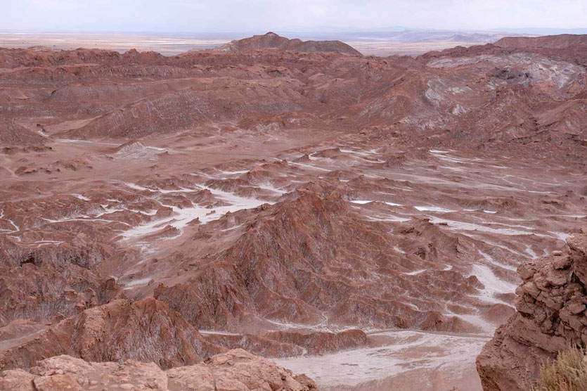 Mondähnliche Landschaft im Valle de la Luna, Atacama