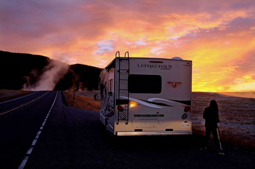 Yellowstone mit dem Wohnmobil