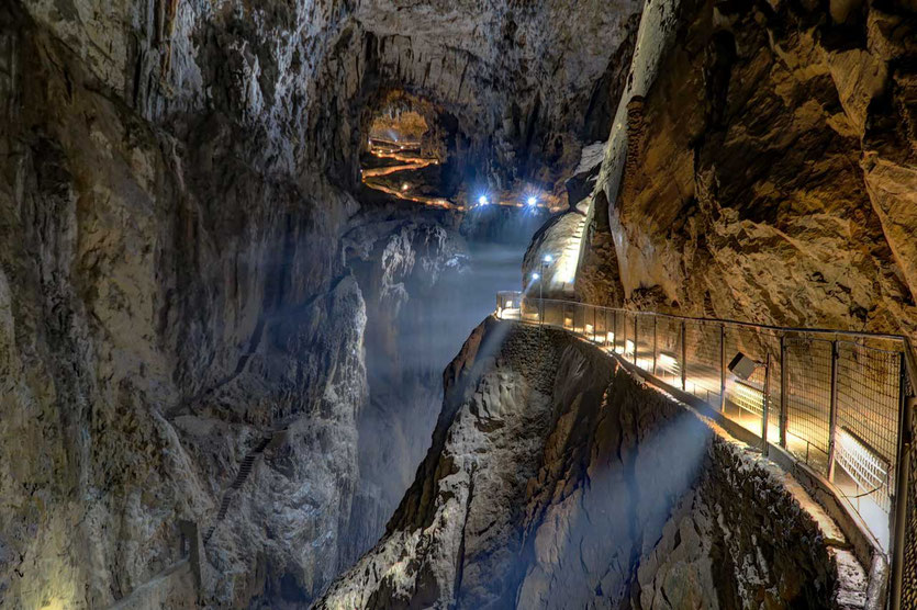 Canyon der Škocjan-Höhlen 