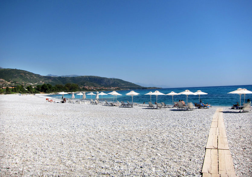 Hotel Elies Kardamili Strand beach