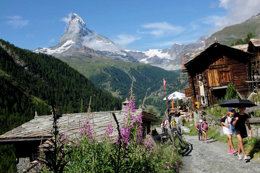 Weiler Findeln in Zermatt Gourmetweg