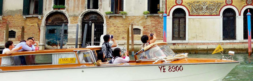 Wassertaxi Canale Venedig Flughafen