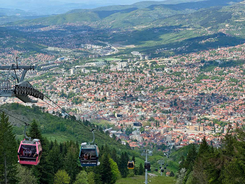 Sarajevo-Panorama Seilbahn Trebević