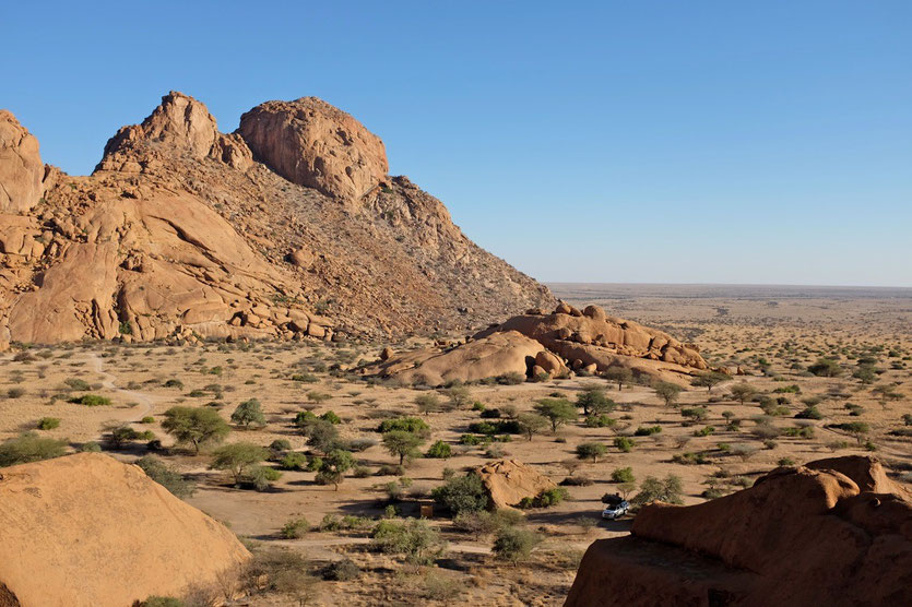 Campsite Spitzkoppe, Namibia