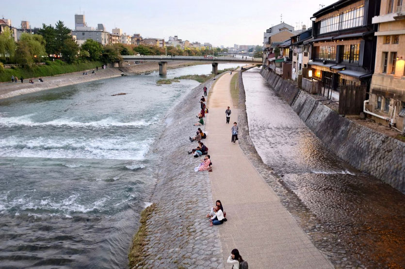 Sightseeing Tipp Kyoto river Kamo walk