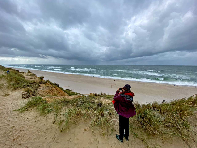 Wanderung auf dem Roten Kliff Sylt