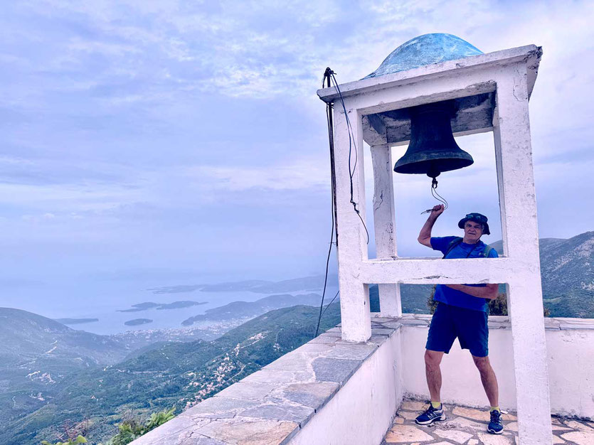 Lefkada AusblickKapelle Profiti Ilias