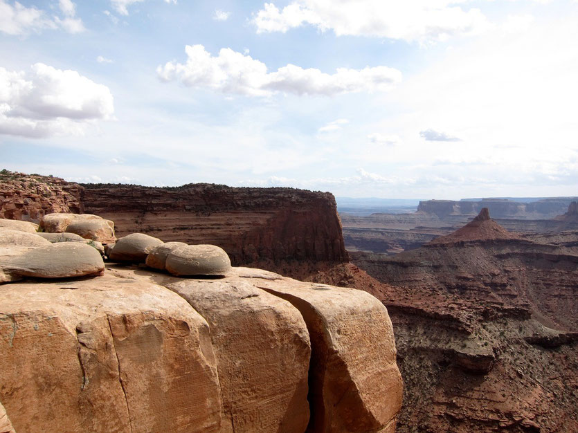 Dead Horse Point SP Rim Hiking Trails Wanderung USA Südwesten