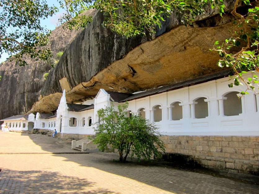 Dambulla temple Sri Lanka, Höhlentempel