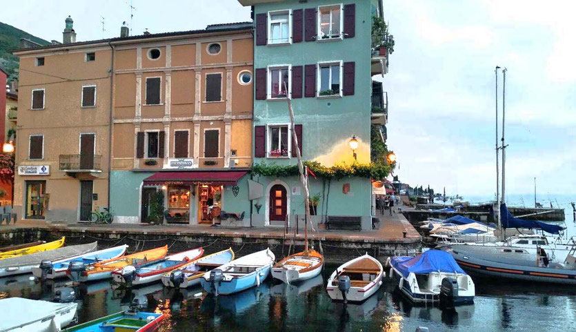 Gardasee Hafen Castelletto di Brenzone