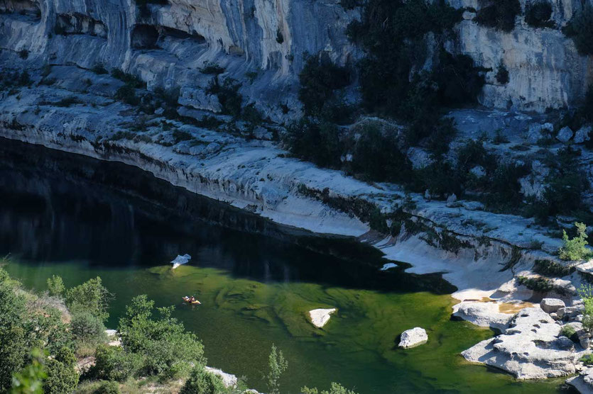 Blick in die Ardeche Schlucht