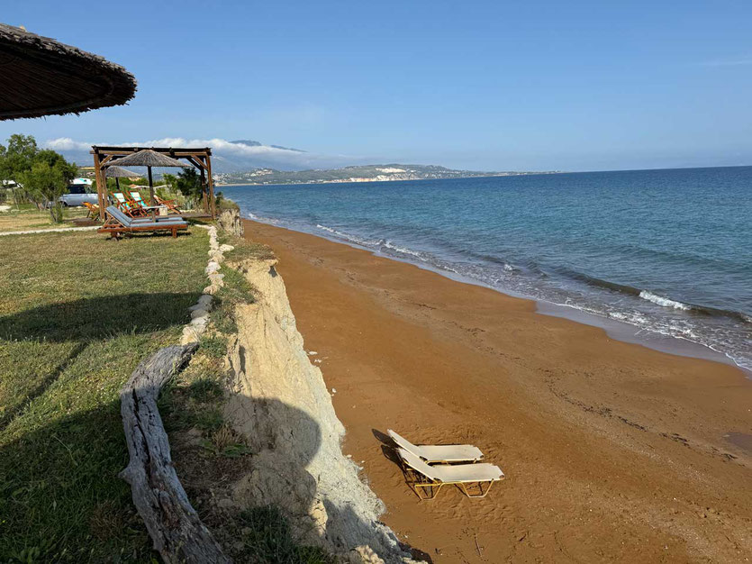 Halbinsel Paliki roter Xi Strand
