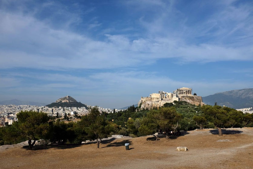 Athen Akropolis Blick