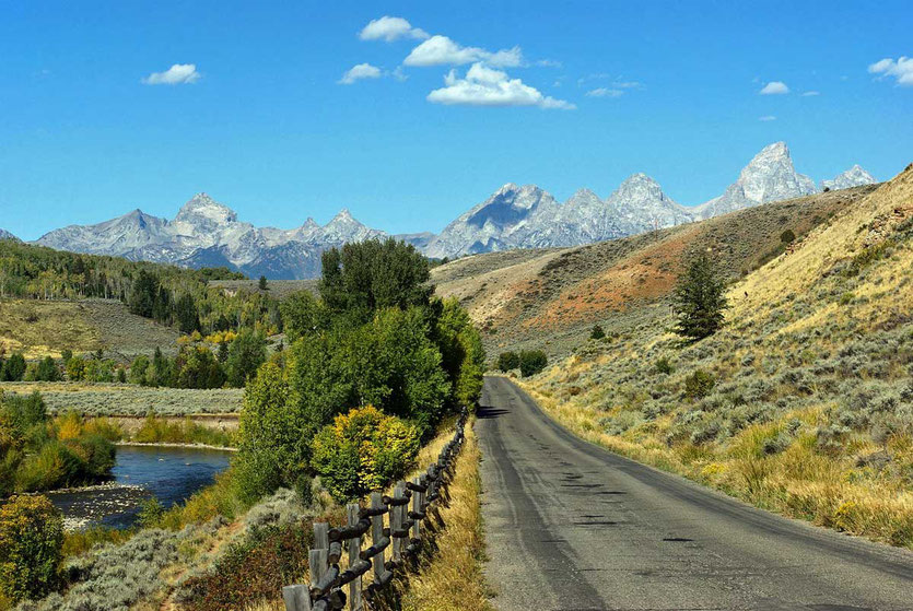 Gros Ventre Loop Road Grand Teton