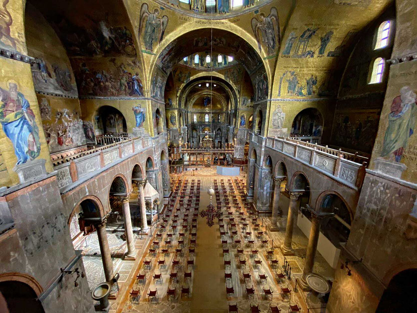 Service in the Basilica di San Marco Venice