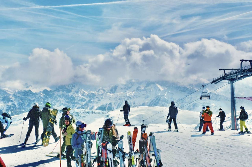 Col Margherita - San Pellegrino Skigebiet - Dolomiten - Italien
