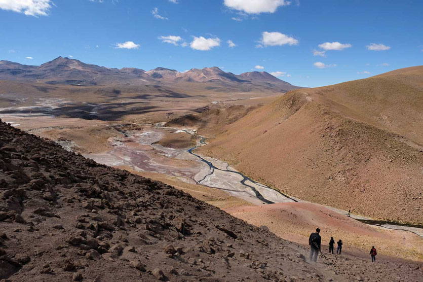 Wanderung am Rio Blanco El Tatio Atacama