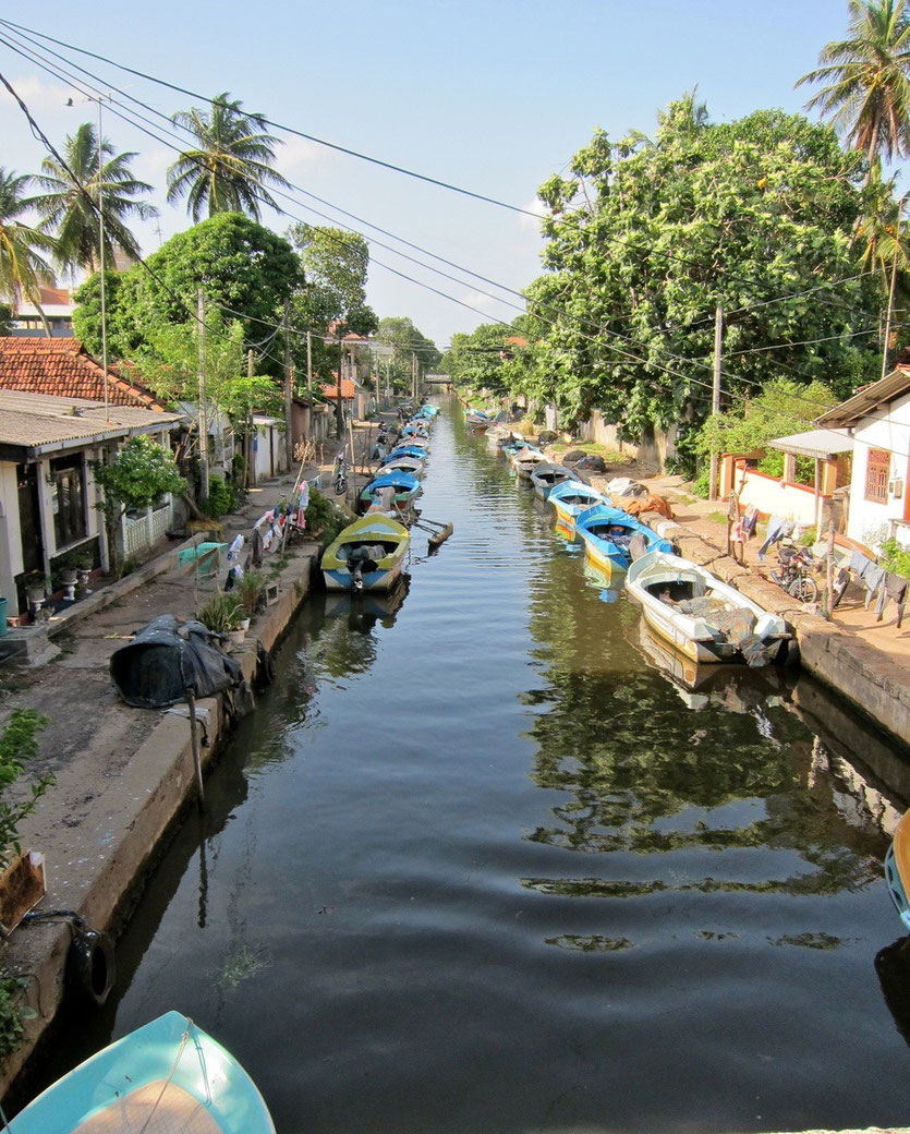 Dutch Canal in Negombo Sri Lanka