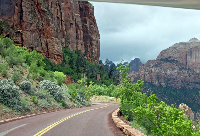 Ost-Anfahrt in den Zion National Park