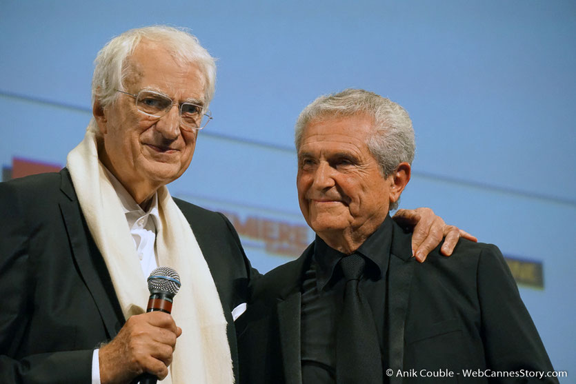 Bertrand Tavernier et Claude Lelouch, lors de l’hommage que le Festival Lumière a rendu à Claude Lelouch - Festival Lumière 2018 - Lyon - Photo © Anik Couble