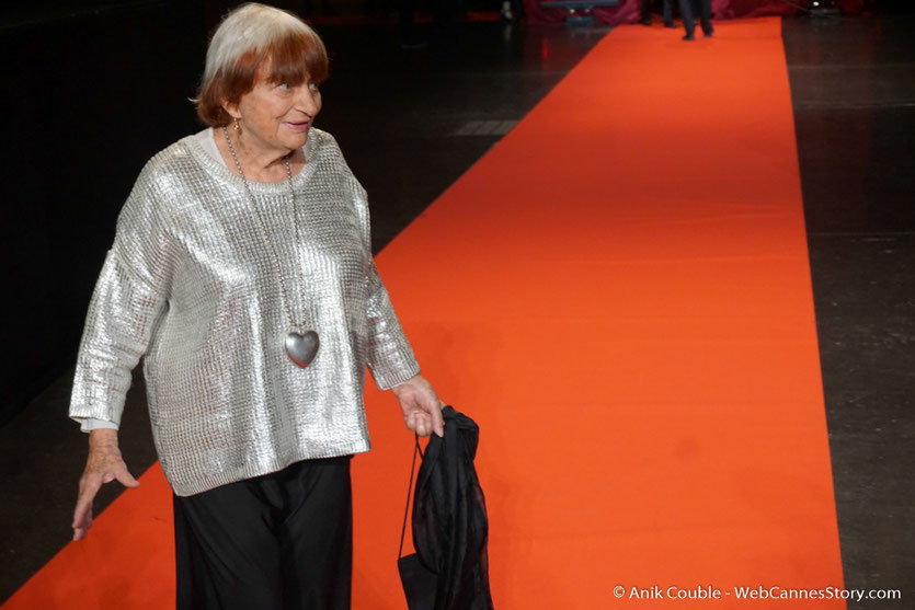 Agnès Varda - Cérémonie d'ouverture - Festival Lumière 2016 - Lyon - Photo © Anik Couble