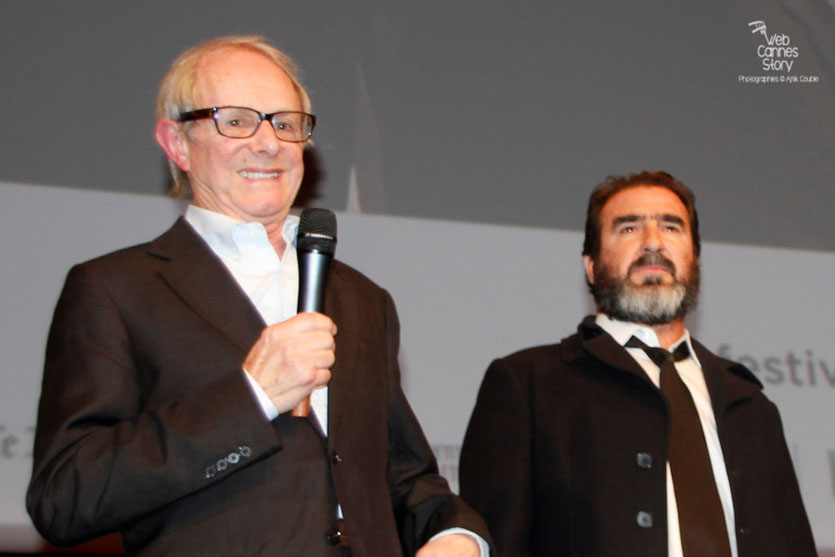 Ken Loach et Eric Cantona - Festival Lumière 2012 - Lyon - Photo © Anik Couble