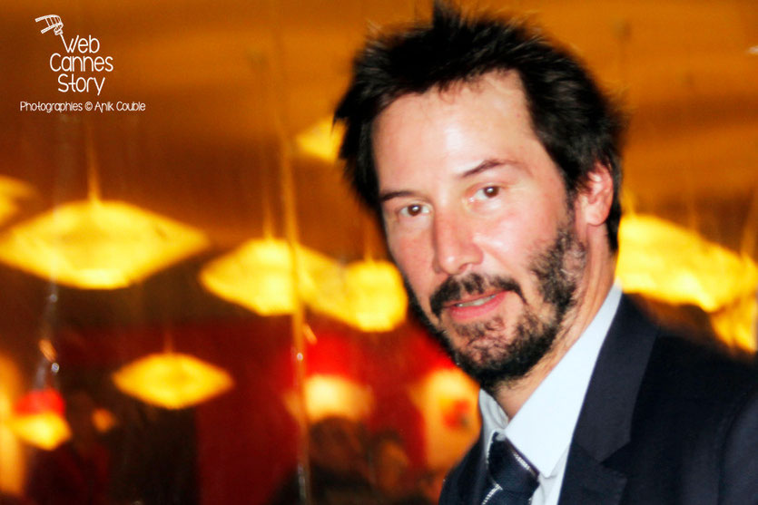 Keanu Reeves, venu présenté le documentaire «Side by Side» qu’il co-signe avec le  réalisateur, Chris Kenneally - Festival Lumière - Lyon - Octobre 2014 - Photo © Anik COUBLE