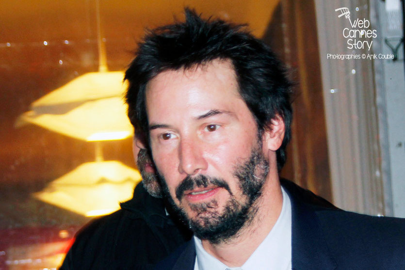 Keanu Reeves, venu présenté le documentaire «Side by Side» qu’il co-signe avec le  réalisateur, Chris Kenneally - Festival Lumière - Lyon - Octobre 2014 - Photo © Anik COUBLE