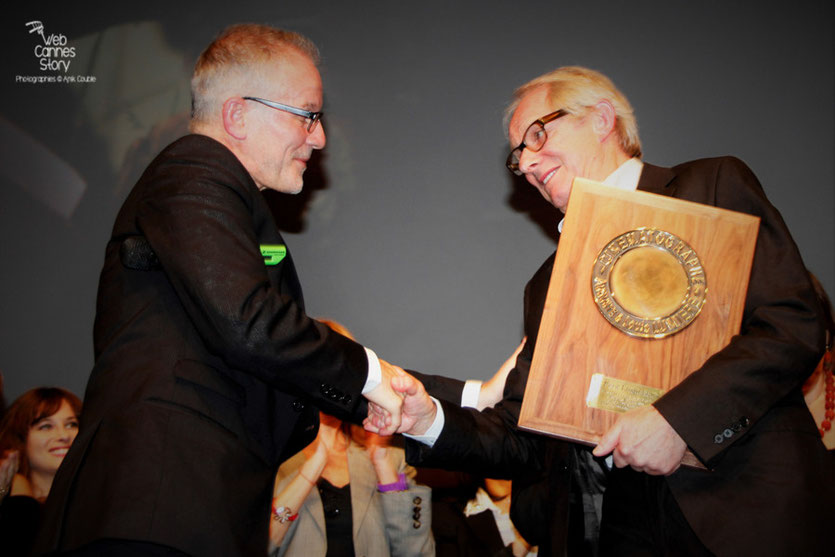 Ken Loach et Thierry Frémaux - Festival Lumière 2012 - Lyon - Photo © Anik Couble